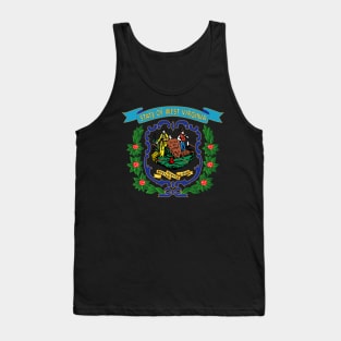 West Virginia - 1863 - Blue - Gold X 300 Tank Top